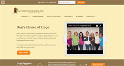Desktop Screenshot of danshouseofhope.org