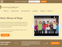 Tablet Screenshot of danshouseofhope.org